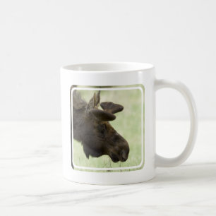 Mugg för älgfotokaffe