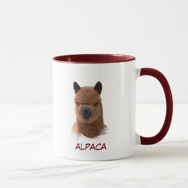 Mugg för Alpacakalenderflicka (Höger)