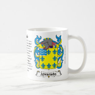 Mugg för Alvarado familjvapensköld