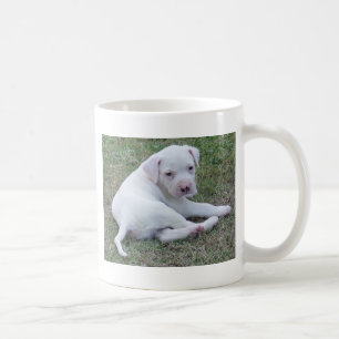 Mugg för amerikanbulldoggvalp