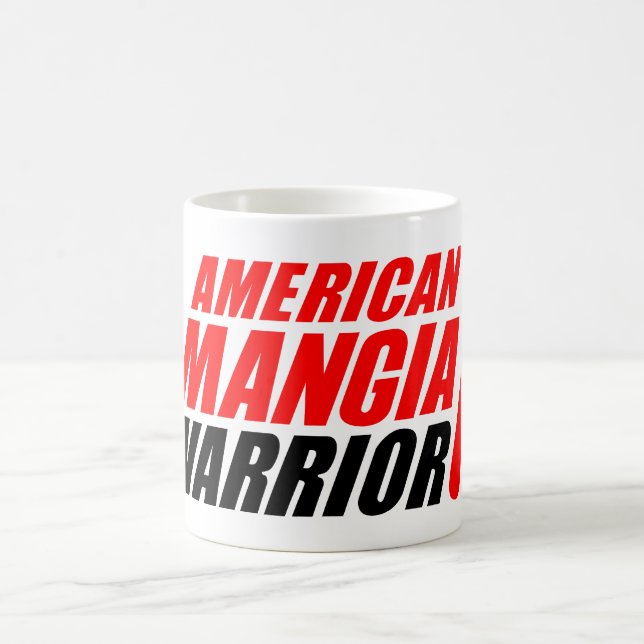 Mugg för amerikanMangia krigare med dela sig upp (Center)