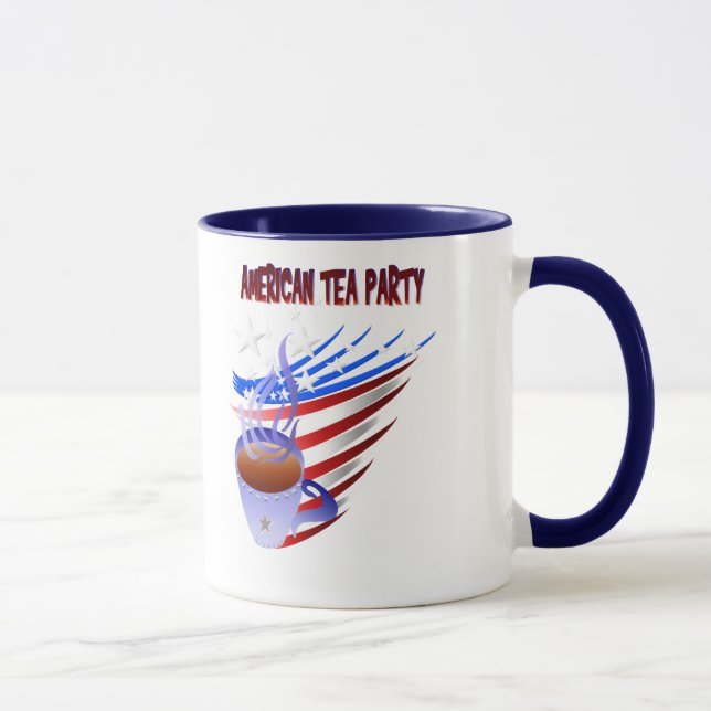 Mugg för amerikanTeaparty (Höger)