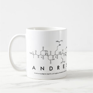 Mugg för Andres peptidenamn