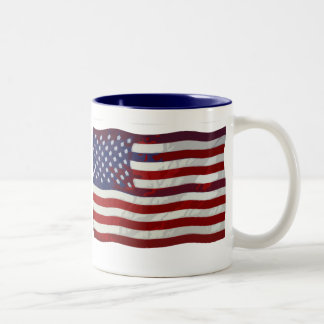 Mugg för anpassadeUS-flagga