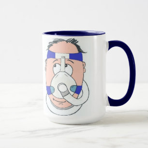 Mugg för användare för harsömn CPAP