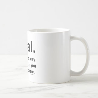 Mugg för Arial stilsortshumor
