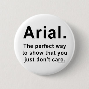 Mugg för Arial stilsortshumor Knapp
