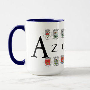 Mugg för ärmar för Azores städerlag