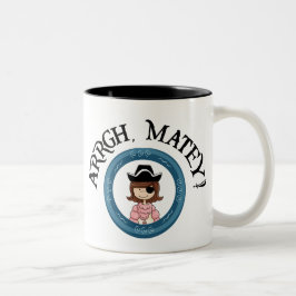 Mugg för Arrgh Matey piratflicka