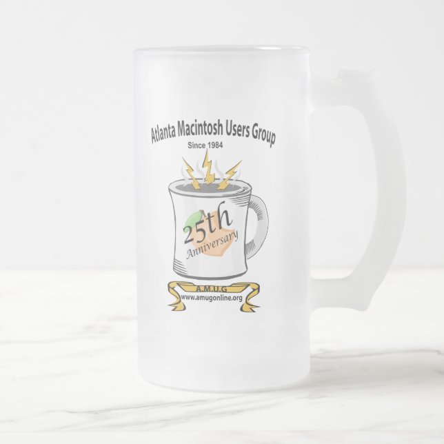 MUGG för årsdag för AMUG 25th frostad (Höger)