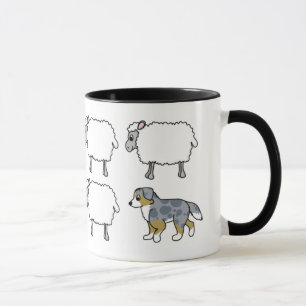 Mugg för australian shepherdsamlarefår