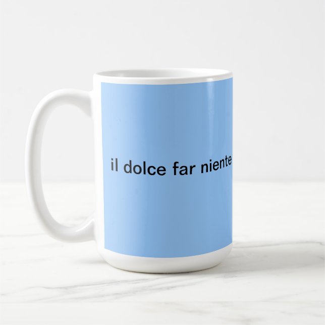 mugg för avlägsen niente för il-dolce (Vänster)