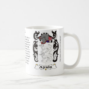 Mugg för Ayala familjvapensköld