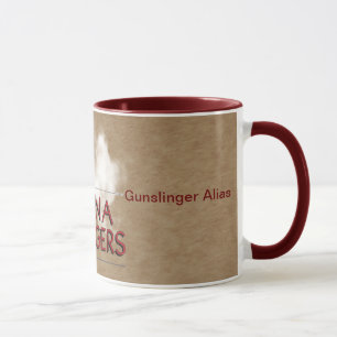 Mugg för AZ-Gunslingerklubb