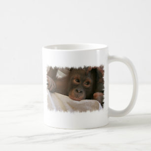 Mugg för babyschimpanskaffe