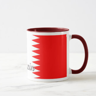 Mugg för Bahrain flaggakaffe