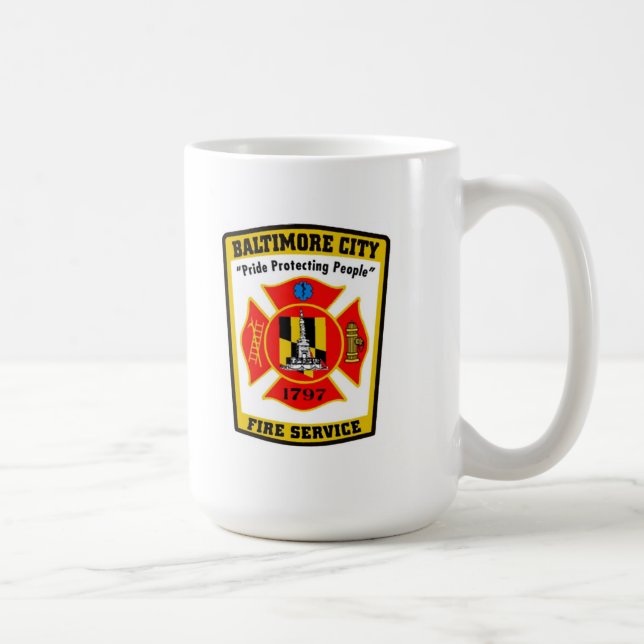Mugg för Baltimore stadsbrandstation (Höger)