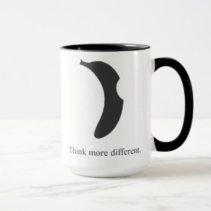 mugg för bananlogotypkaffe