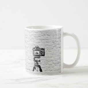 Mugg för Banksy stilgrafitti
