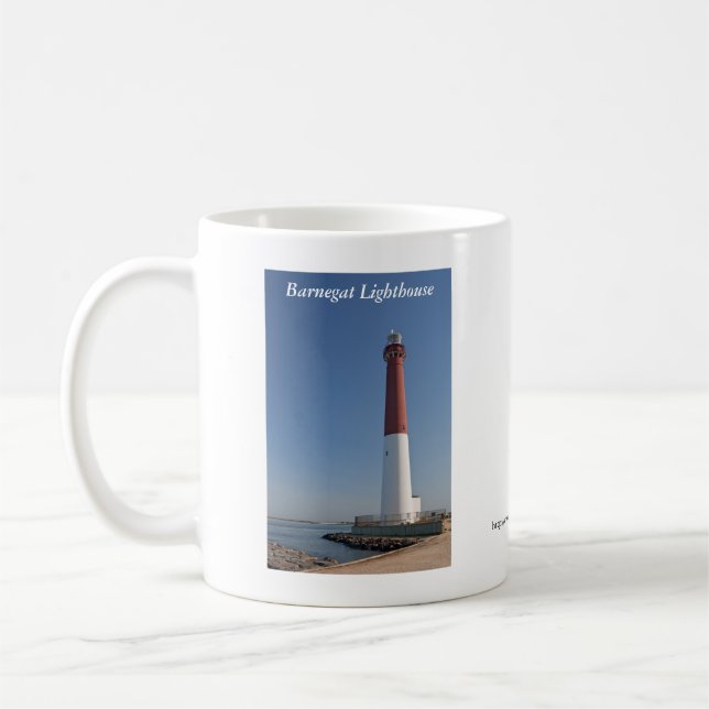 Mugg för Barnegat fyr 2-View (Vänster)
