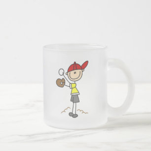 Mugg för baseballkannastick figur