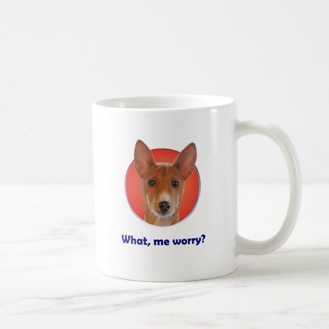 Mugg för Basenji bekymmerkaffe (Höger)