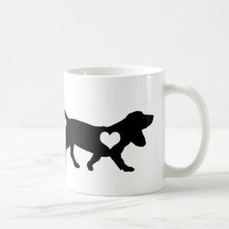 Mugg för Bassethundhjärta