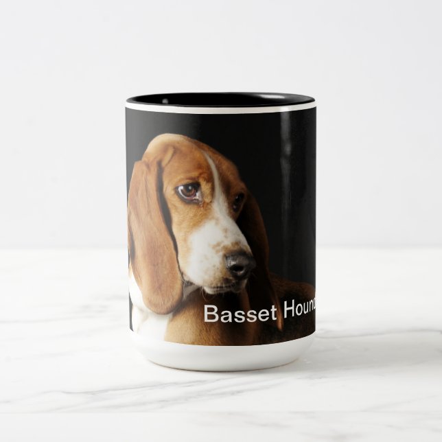 Mugg för Bassethundkaffe (Center)