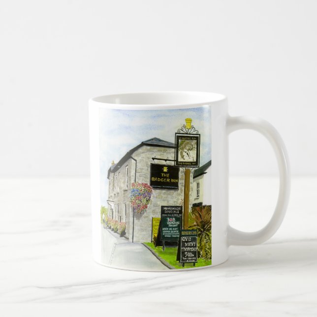 "Mugg för bäverskinngästgivargården" Kaffemugg (Höger)