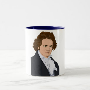 mugg för Beethovenpopkonst
