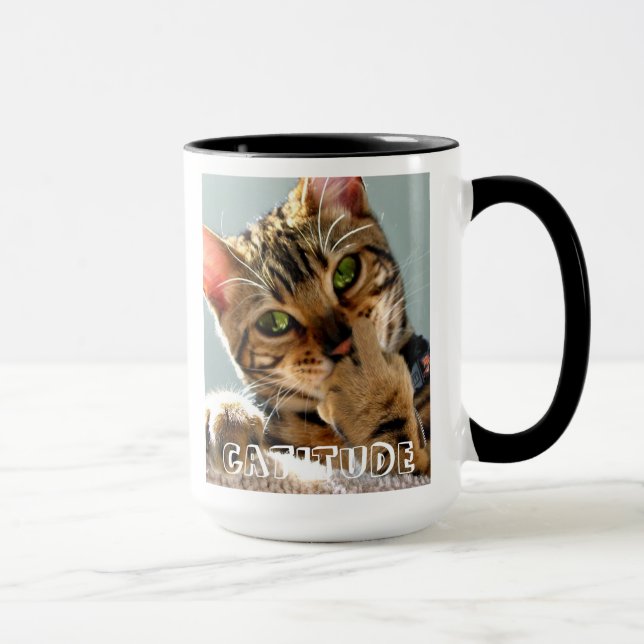Mugg för Bengal kattCatitude kaffe (Höger)