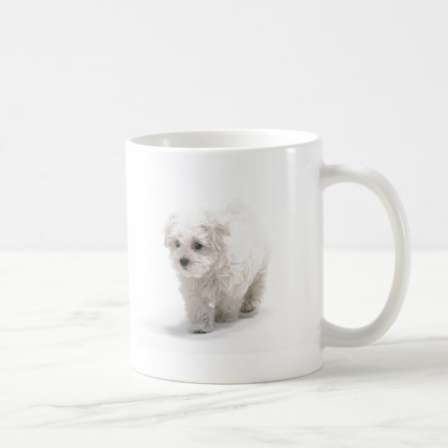 Mugg för Bichon Frise fotokaffe (Höger)