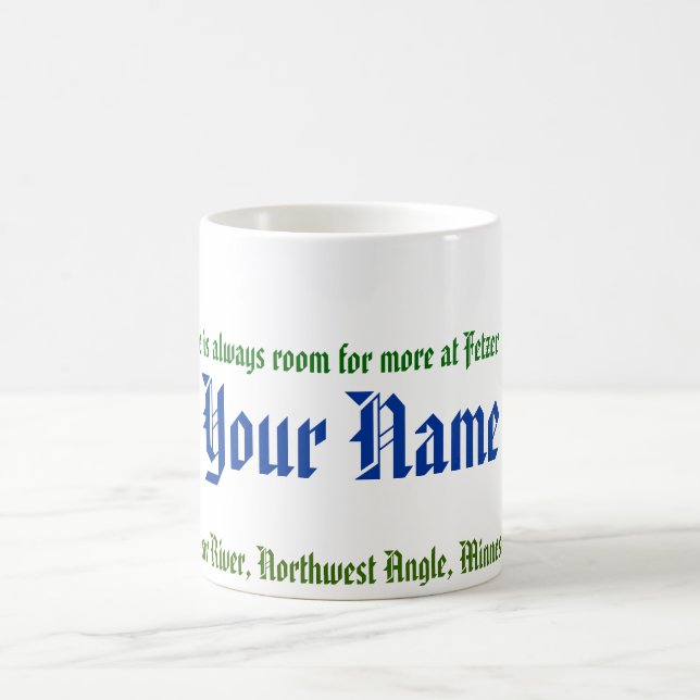 Mugg för björnflodnamn (Center)