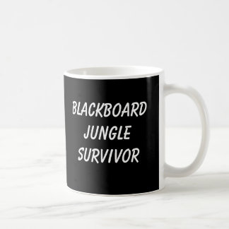 Mugg för BLACKBOARDDJUNGELÖVERLEVANDE