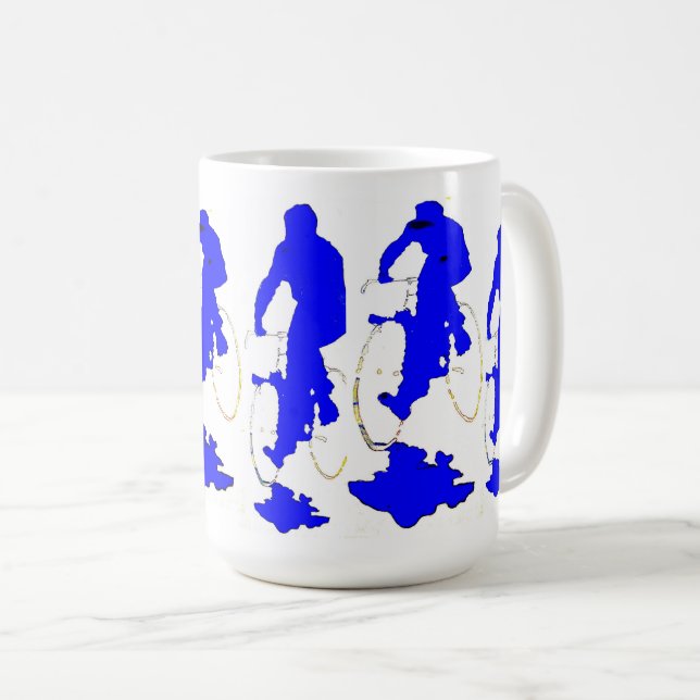 Mugg för blåttHoody cykel (Framsida höger)