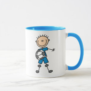Mugg för blåttpojkefotboll