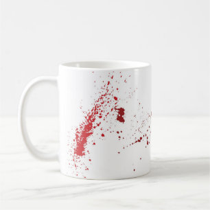 Mugg för blodSplatterkaffe