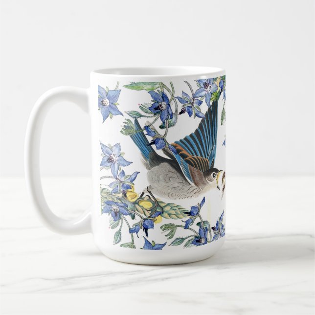 Mugg för blommor för pingstlilja för Audubon (Vänster)