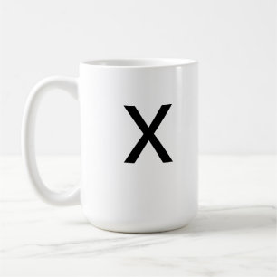 Mugg för brev X
