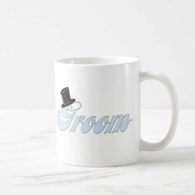 Mugg för brudgumtop hatkaffe (Höger)