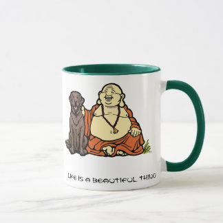 Mugg för Buddha chokladlabb