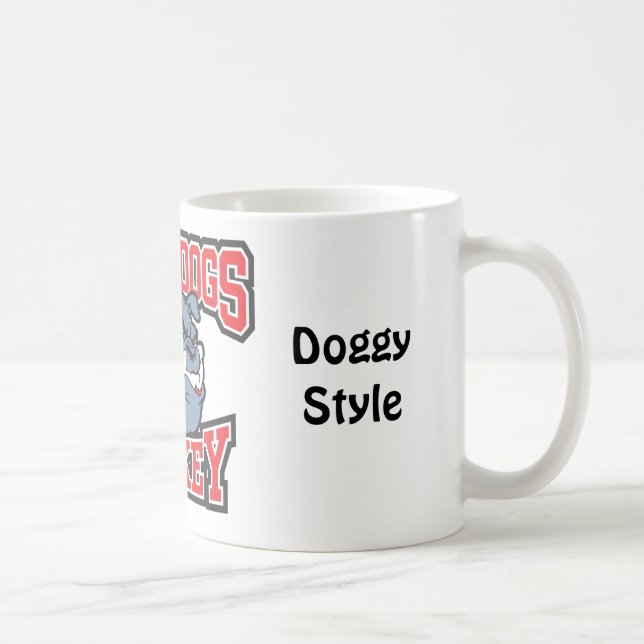 Mugg för bulldogghockeykaffe (Höger)