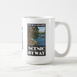 Mugg för Byway för San Juan öar scenisk