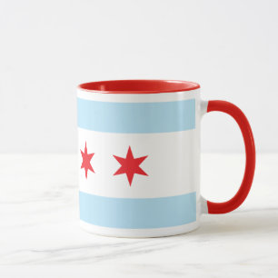 Mugg för Chicago flaggaRinger