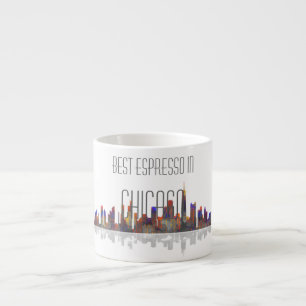 Mugg för Chicago horisontespresso Espressomugg