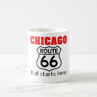 Mugg för Chicago rutt 66
