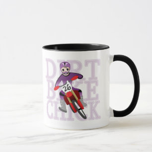 Mugg för chick för cykel för Animeflickasmuts
