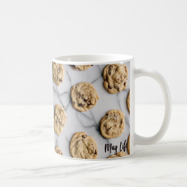 Mugg för choklad kakamönsterfoto (Höger)