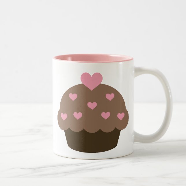 Mugg för chokladmuffinkärlek (Höger)