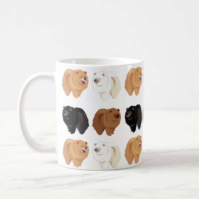 mugg för chowchow (Vänster)